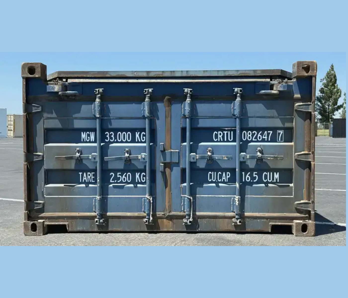 20ft Used Half Height Hard Top Shipping Container - Image 3