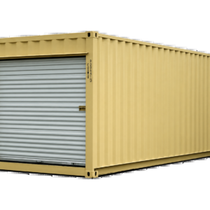 24ft Refurbished Storage Container with Roll-Up Door
