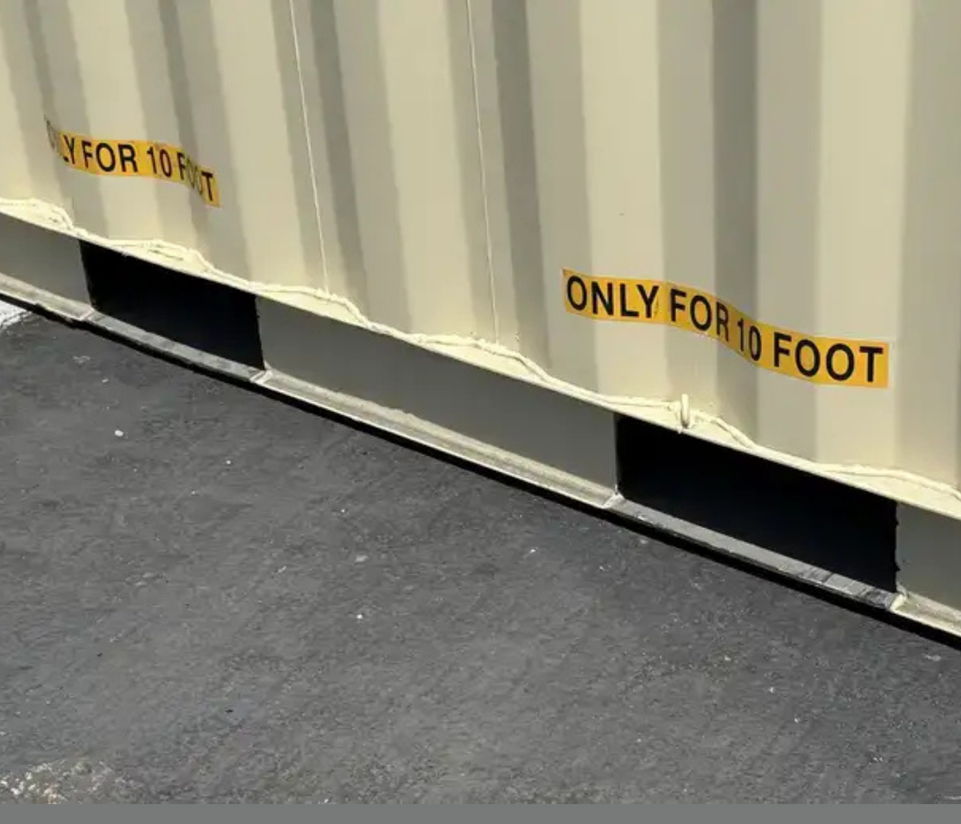 10ft New Storage Container With cargo doors and lockbox - Image 4