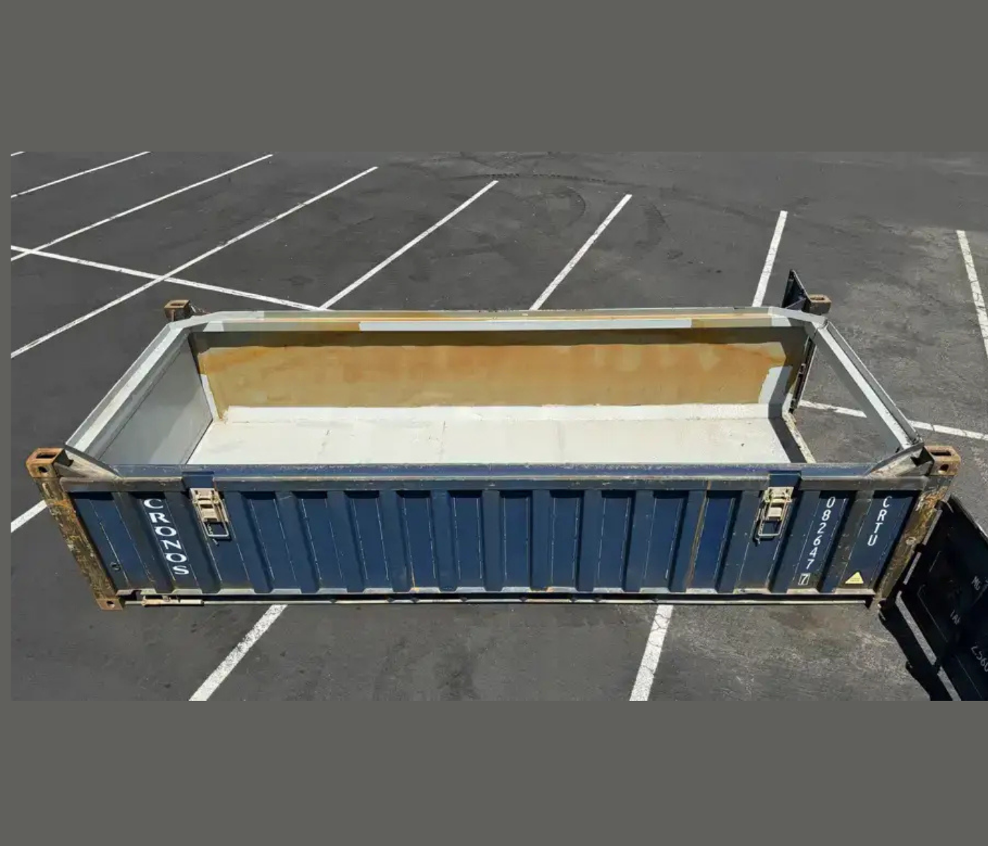20ft Used Half Height Hard Top Shipping Container - Image 2