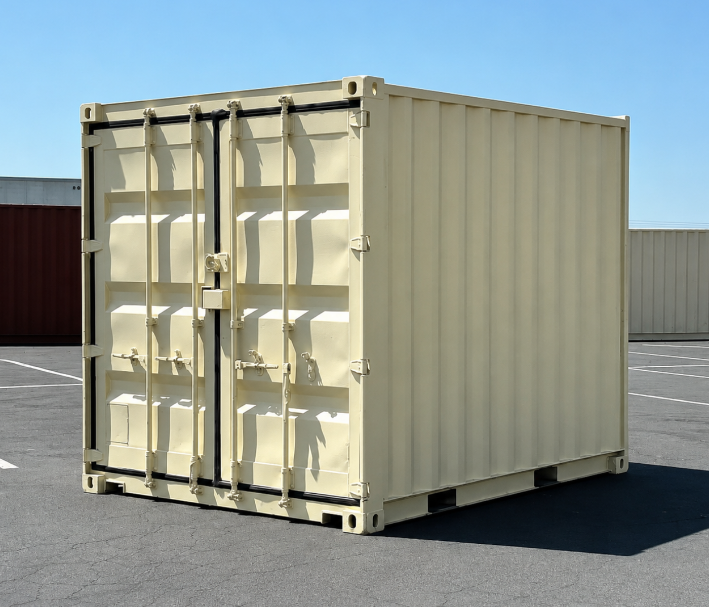 10ft Refurbished Storage Container with Cargo door