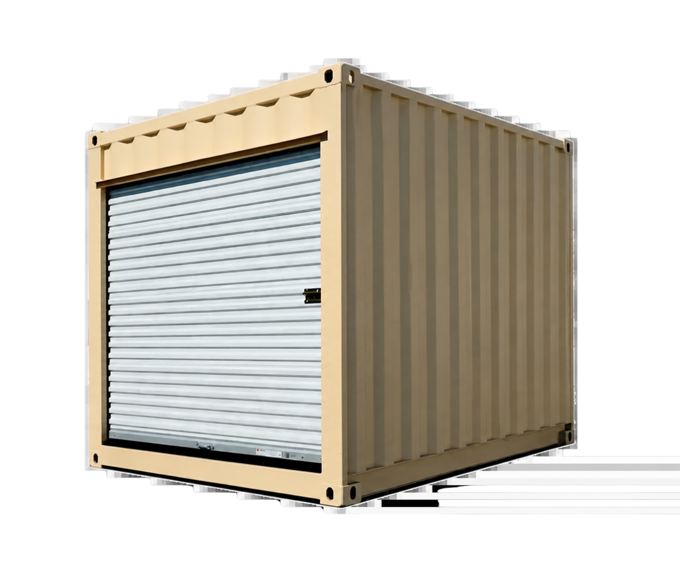 10ft Refurbished High Cube Storage Container w/ Roll-Up Door