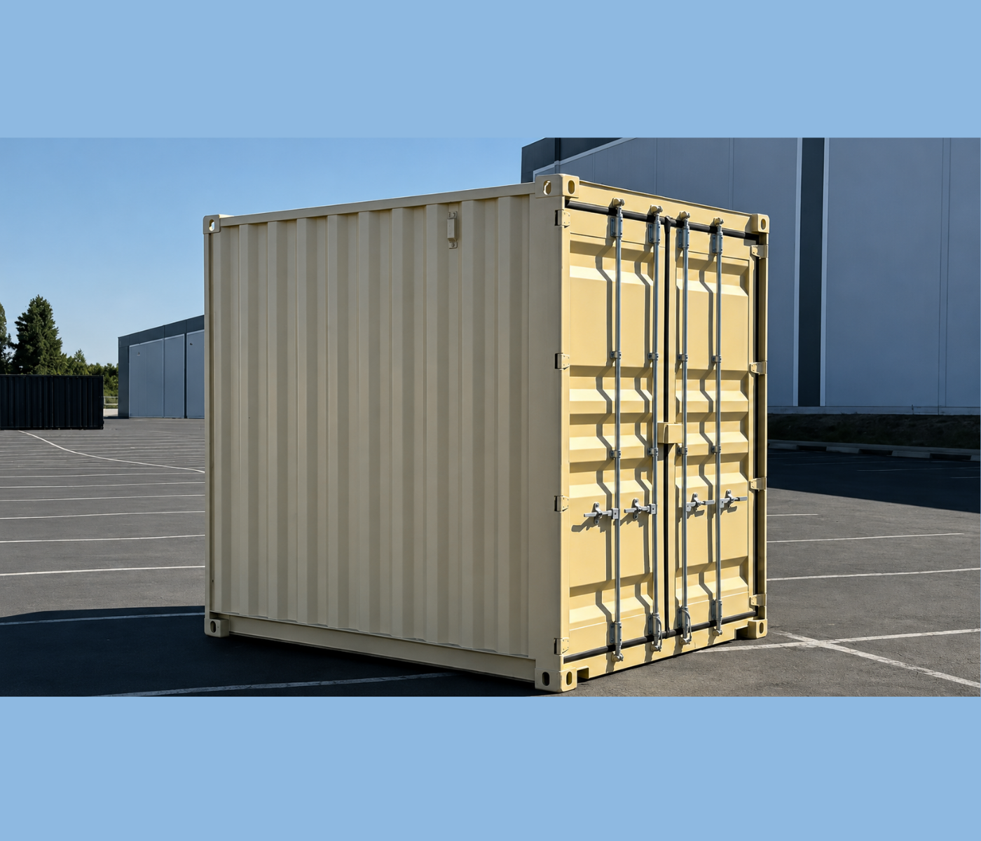 10ft New High Cube Storage Container with cargo Door - Image 2