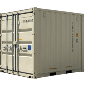 10ft New Storage Container With cargo doors and lockbox