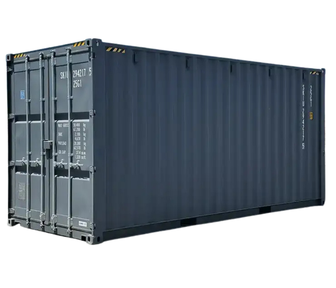 20ft New High Cube Shipping Container With Cargo doors - Image 2