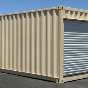 16ft Refurbished High Cube Storage Container w/ Roll-Up Door