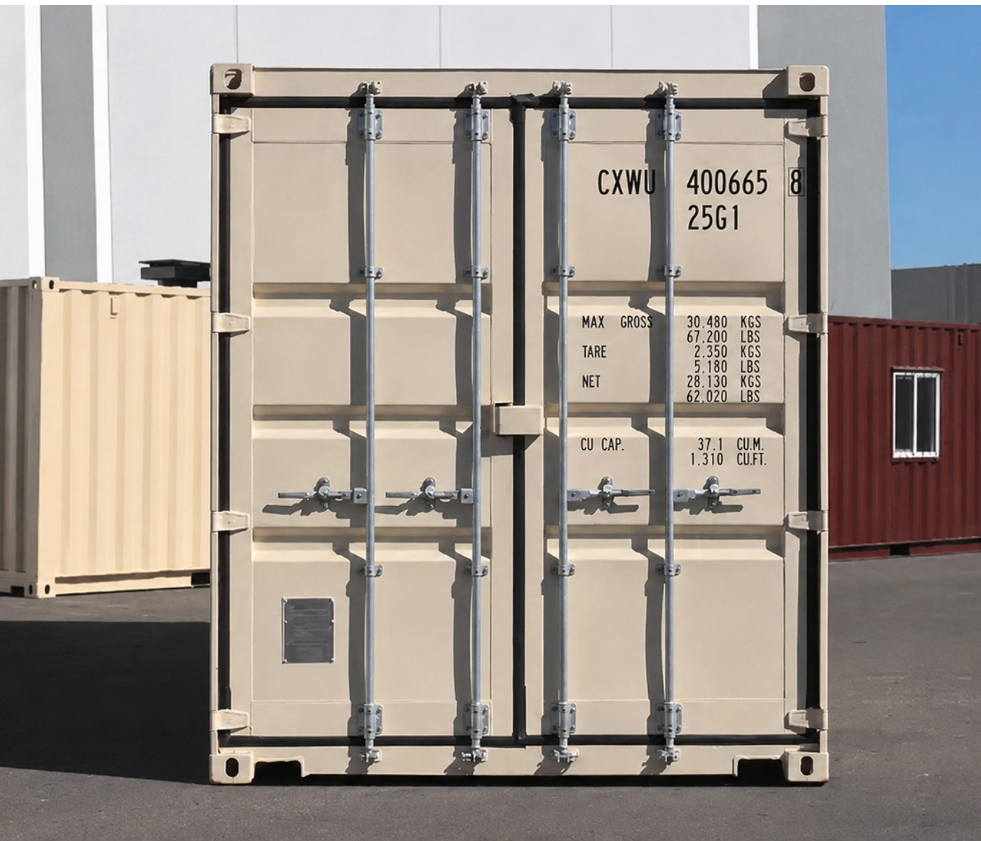 20ft New High Cube Shipping Container with Doors on Both Ends - Image 2
