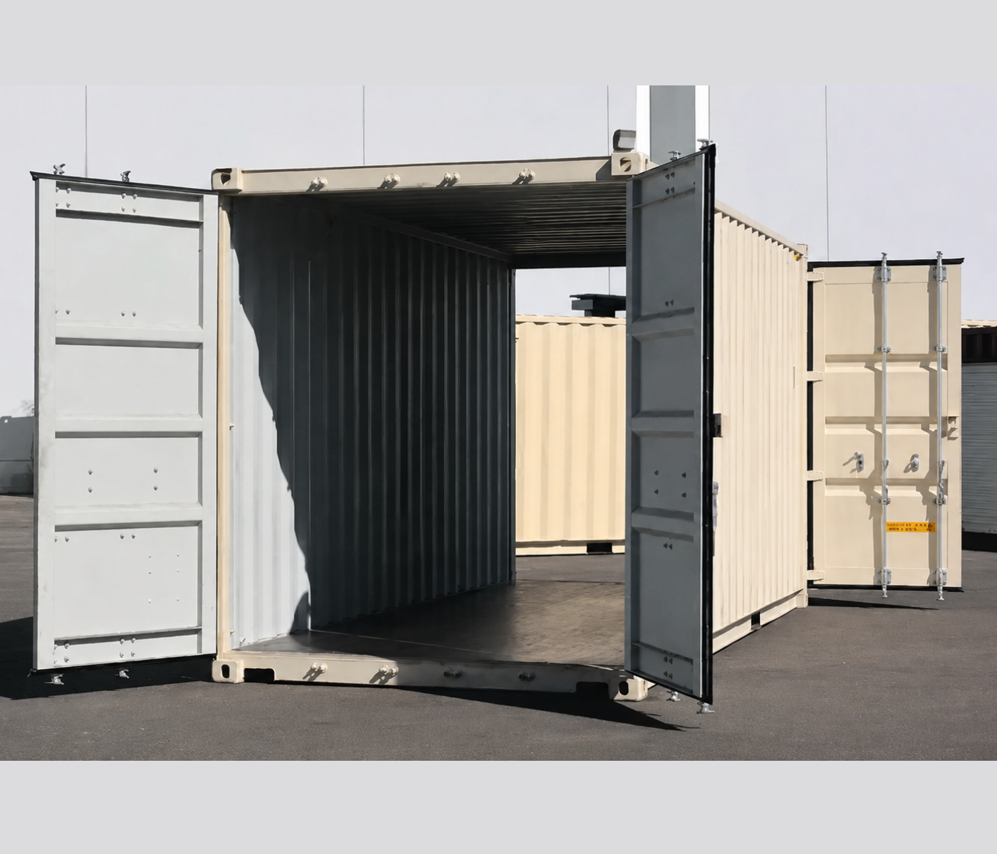 20ft New High Cube Shipping Container with Doors on Both Ends - Image 3