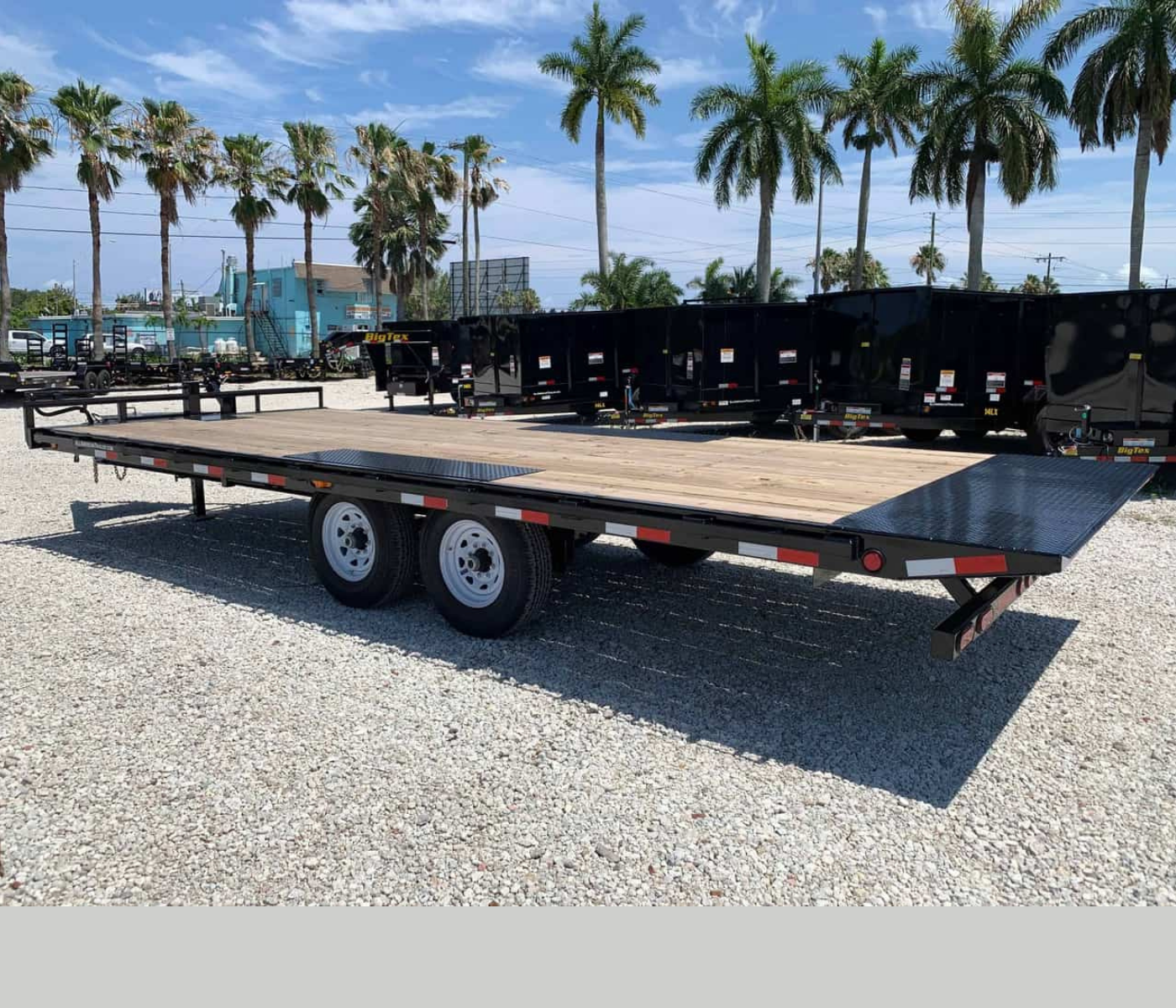 PJ 24′ DECKOVER TILT TRAILER 7 TON T8-242 - Image 2