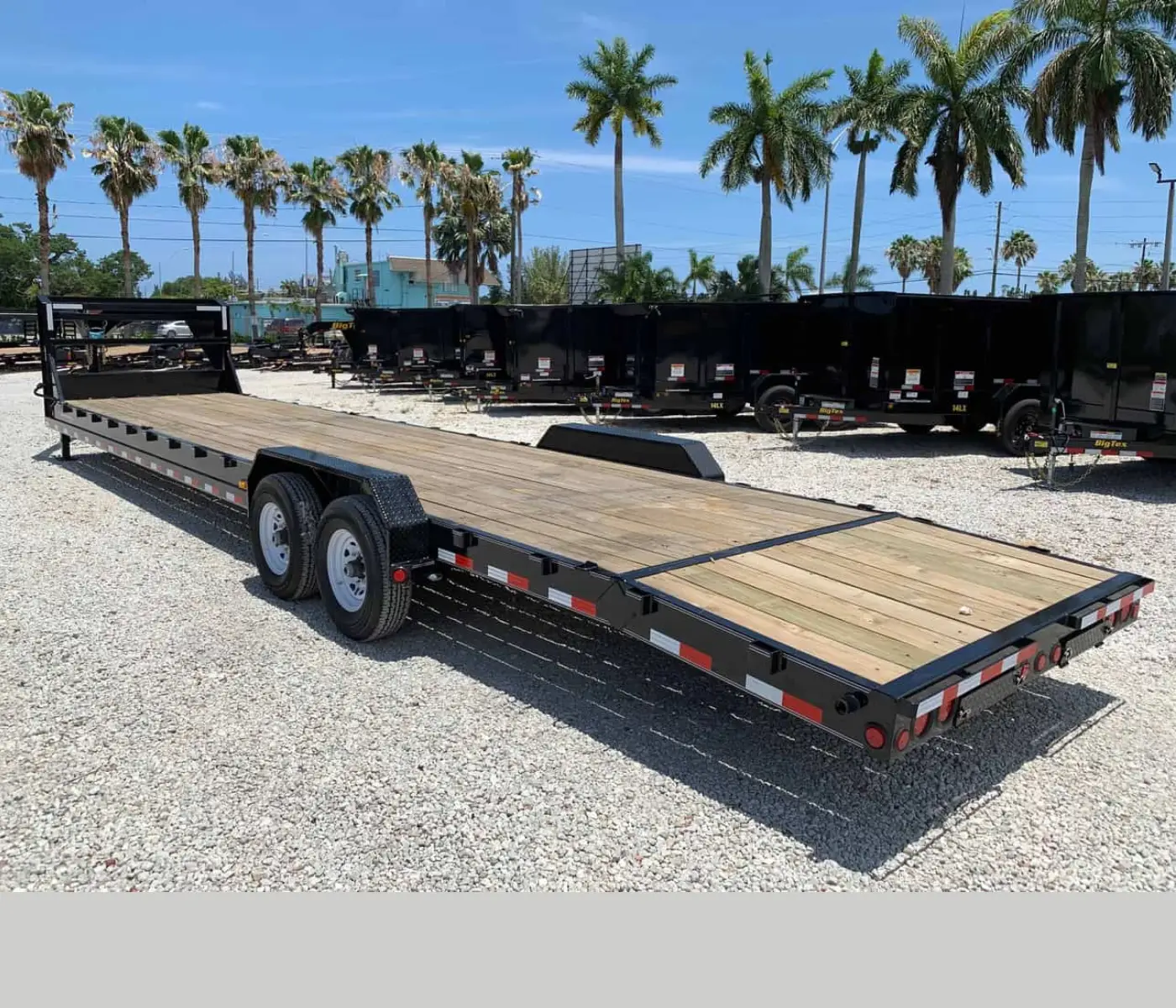PJ 36′ GOOSENECK CAR HAULER 7 TON C8-362 - Image 2