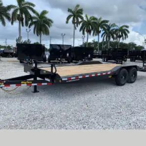 BIG TEX 8.5×20 FULL WIDTH EQUIPMENT TRAILER 7 TON 14DF-20