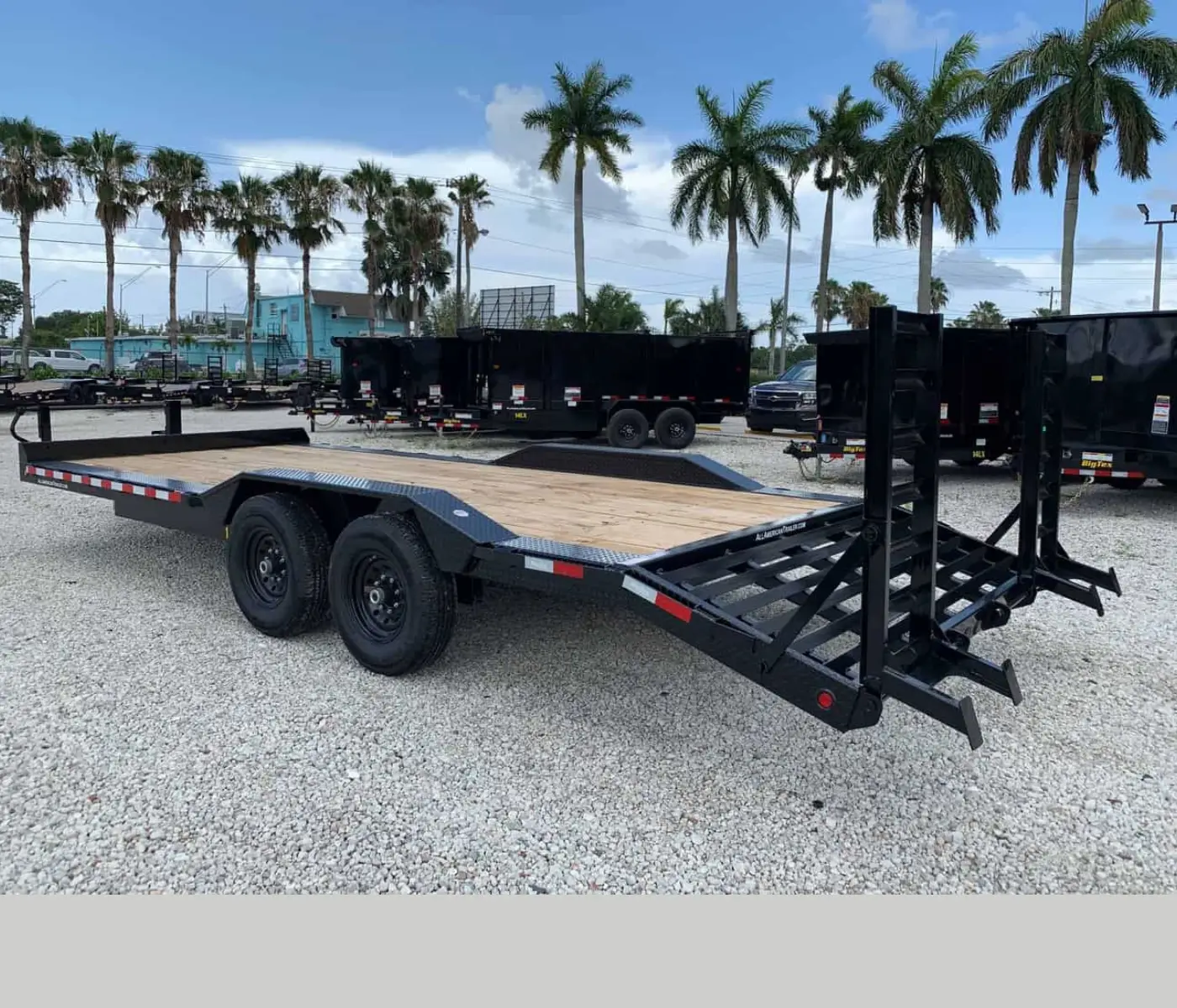 BIG TEX 8.5×20 FULL WIDTH EQUIPMENT TRAILER 7 TON 14DF-20 - Image 2