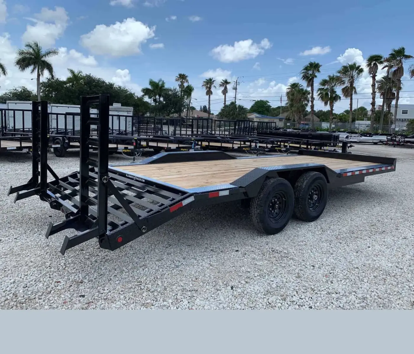 BIG TEX 8.5×22 FULL WIDTH EQUIPMENT TRAILER 7 TON 14DF-22