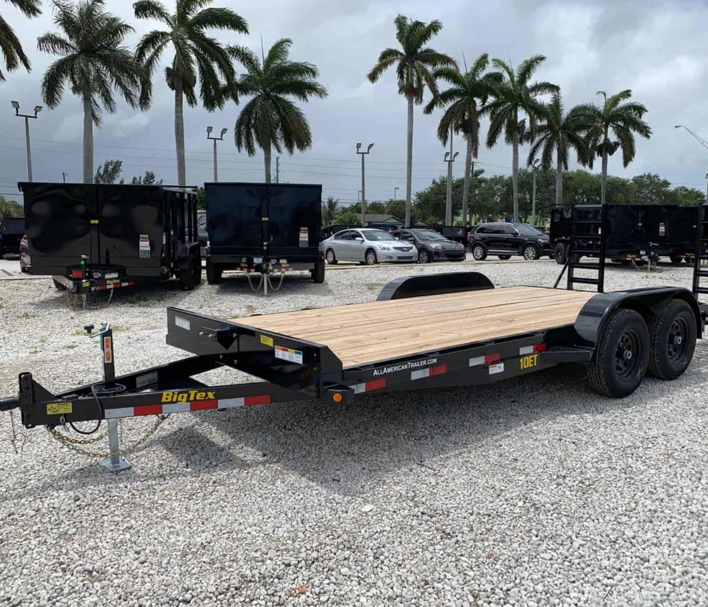 BIG TEX 7×18 EQUIPMENT TRAILER 5 TON 10ET-18