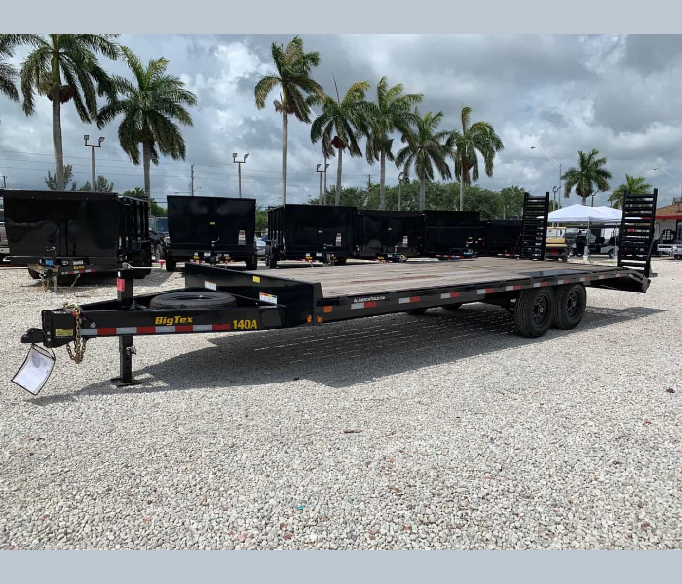 BIG TEX 20′ DECKOVER TRAILER 7 TON 14OA-17+3