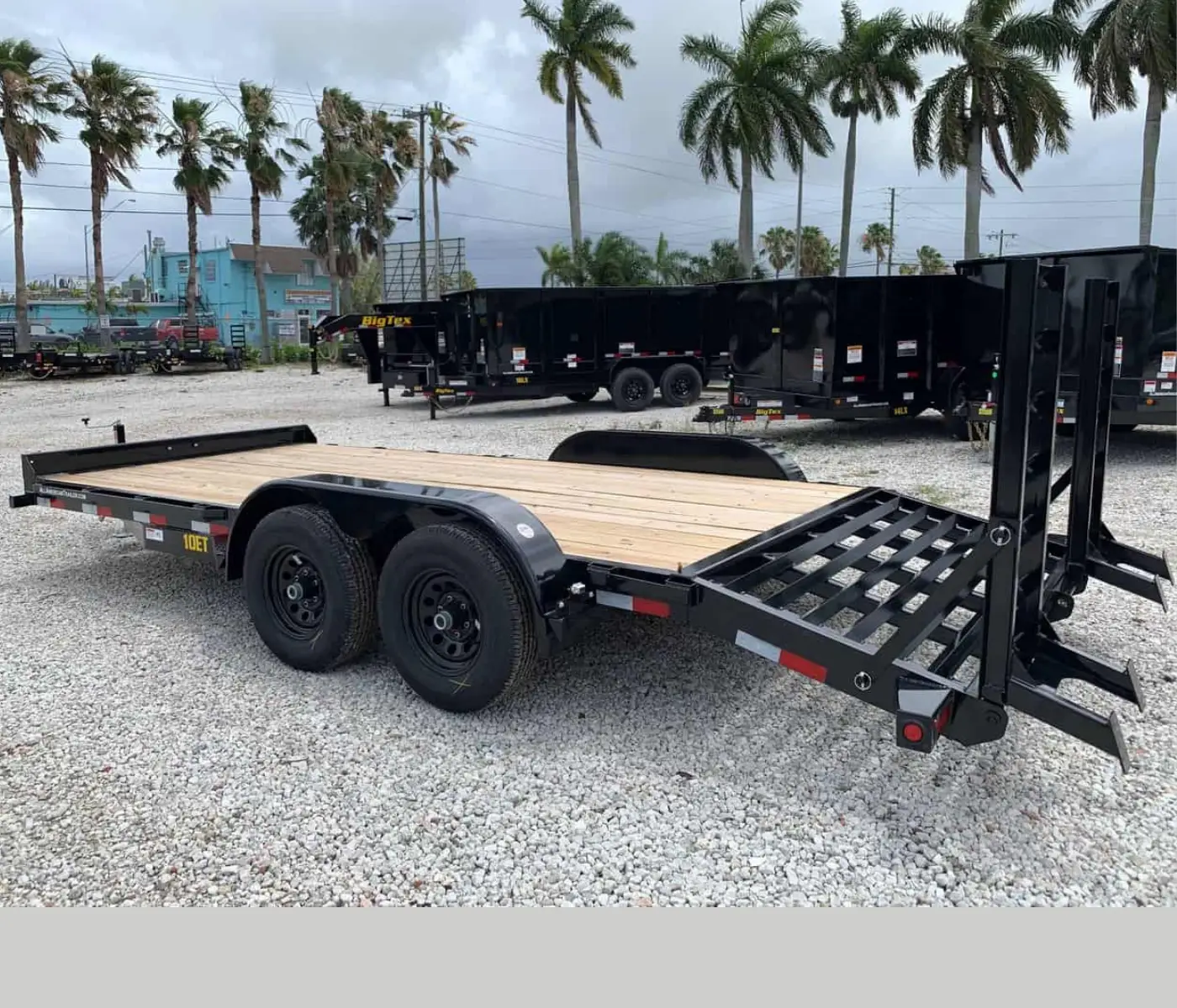 BIG TEX 7×18 EQUIPMENT TRAILER 5 TON 10ET-18 - Image 2