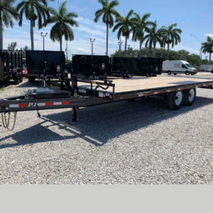 PJ 24′ DECKOVER TILT TRAILER 7 TON T8-242