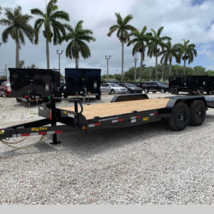 BIG TEX 7×20 EQUIPMENT TRAILER 7 TON W/ MEGA RAMPS 14ET-20