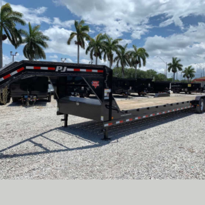 PJ 36′ GOOSENECK CAR HAULER 7 TON C8-362