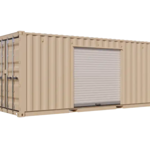 20ft New Storage Container w/ One 8ft Roll-up Doors on Right Side
