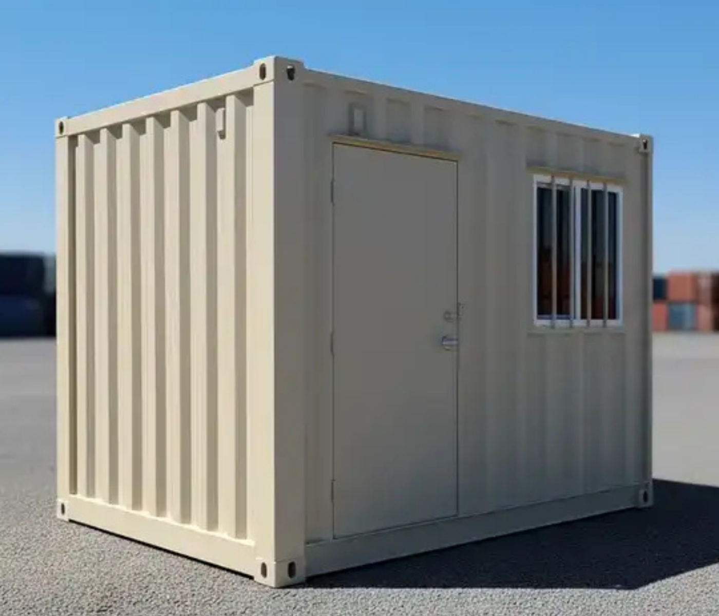 10ft Refurbished Ground Level Office Container - Image 2