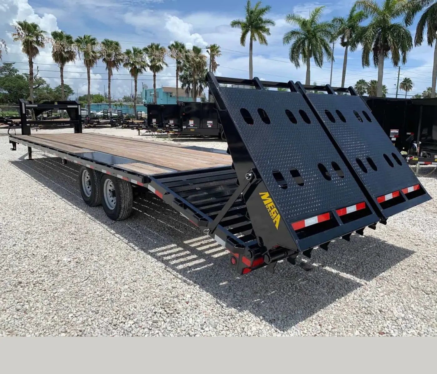 BIG TEX 30′ GOOSENECK TRAILER 7 TON 14GN-25+5 MEGA RAMPS 15,900# GVWR - Image 2