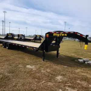 BIG TEX 33′ GOOSENECK TRAILER 12 TON 22GN-28+5 MEGA RAMPS