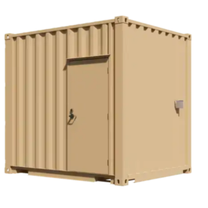 10ft New High Cube ADA Restroom Container