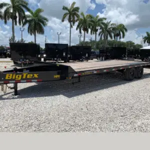 BIG TEX 25′ DECKOVER TRAILER 7 TON 14PH-20+5