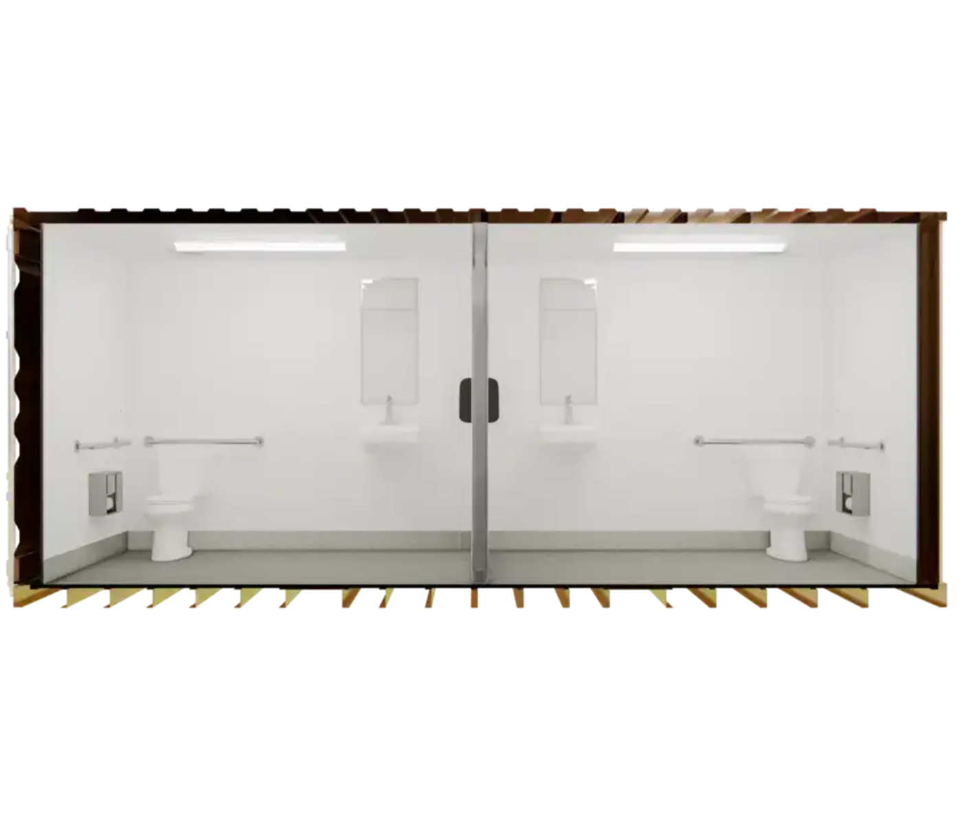 20ft New 2x ADA Restroom Container - Image 2