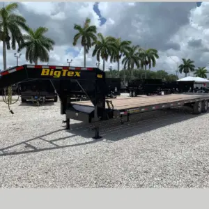 BIG TEX 33′ GOOSENECK TRAILER 7 TON 14GN-28+5 MEGA RAMPS 15,900# GVWR