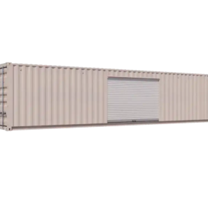 40ft Refurbished Storage Container w/ One 10ft Roll-up Door on Right Side