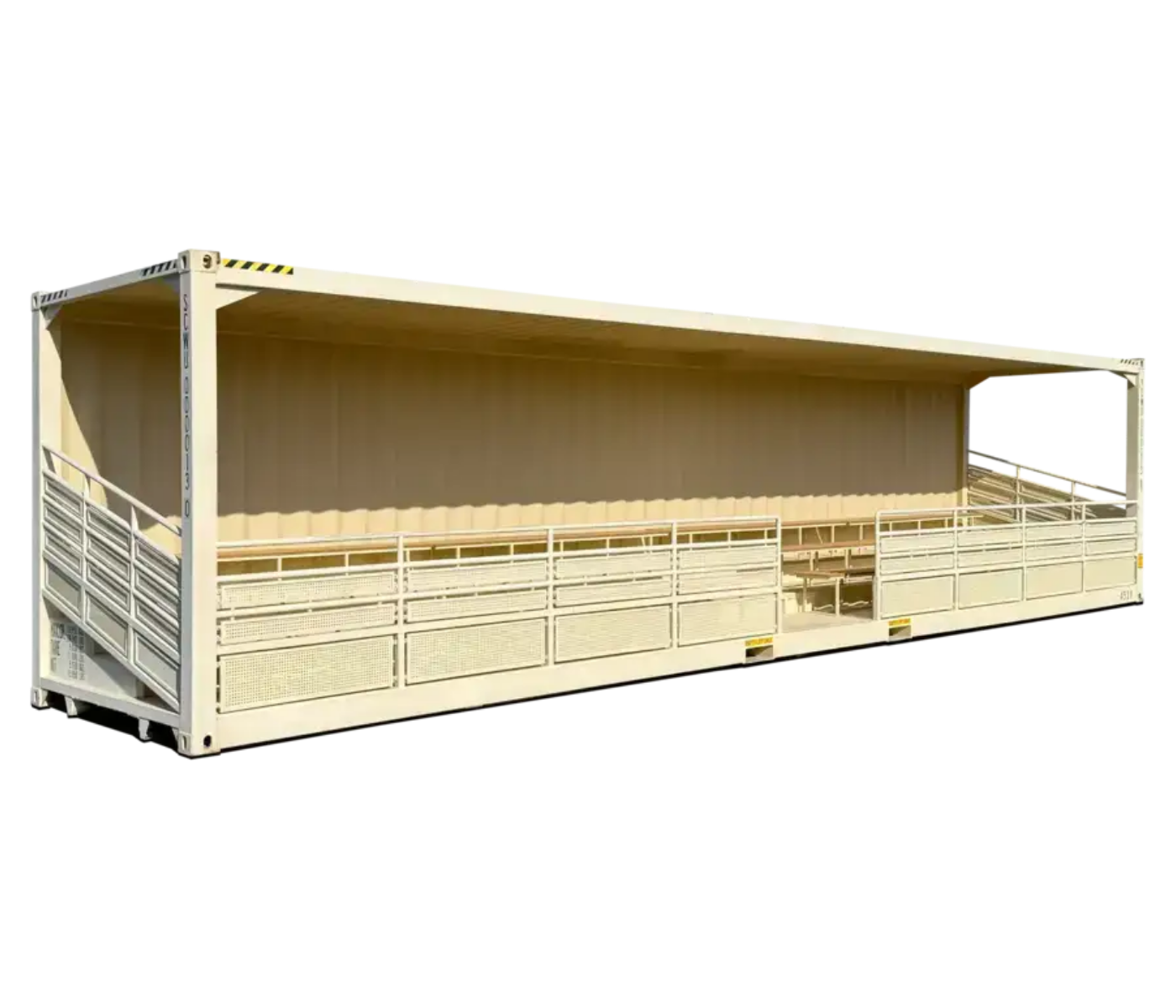 40ft New High Cube 74-Seat Bleacher Container