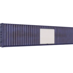 40ft Used Storage Container w/ One 10ft Roll-up Door on Right Side