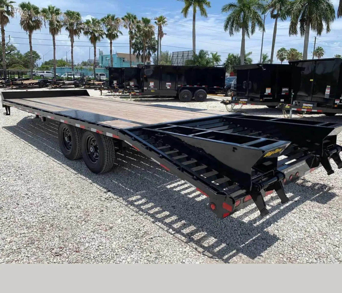 BIG TEX 25′ DECKOVER TRAILER 7 TON 14PH-20+5 - Image 2