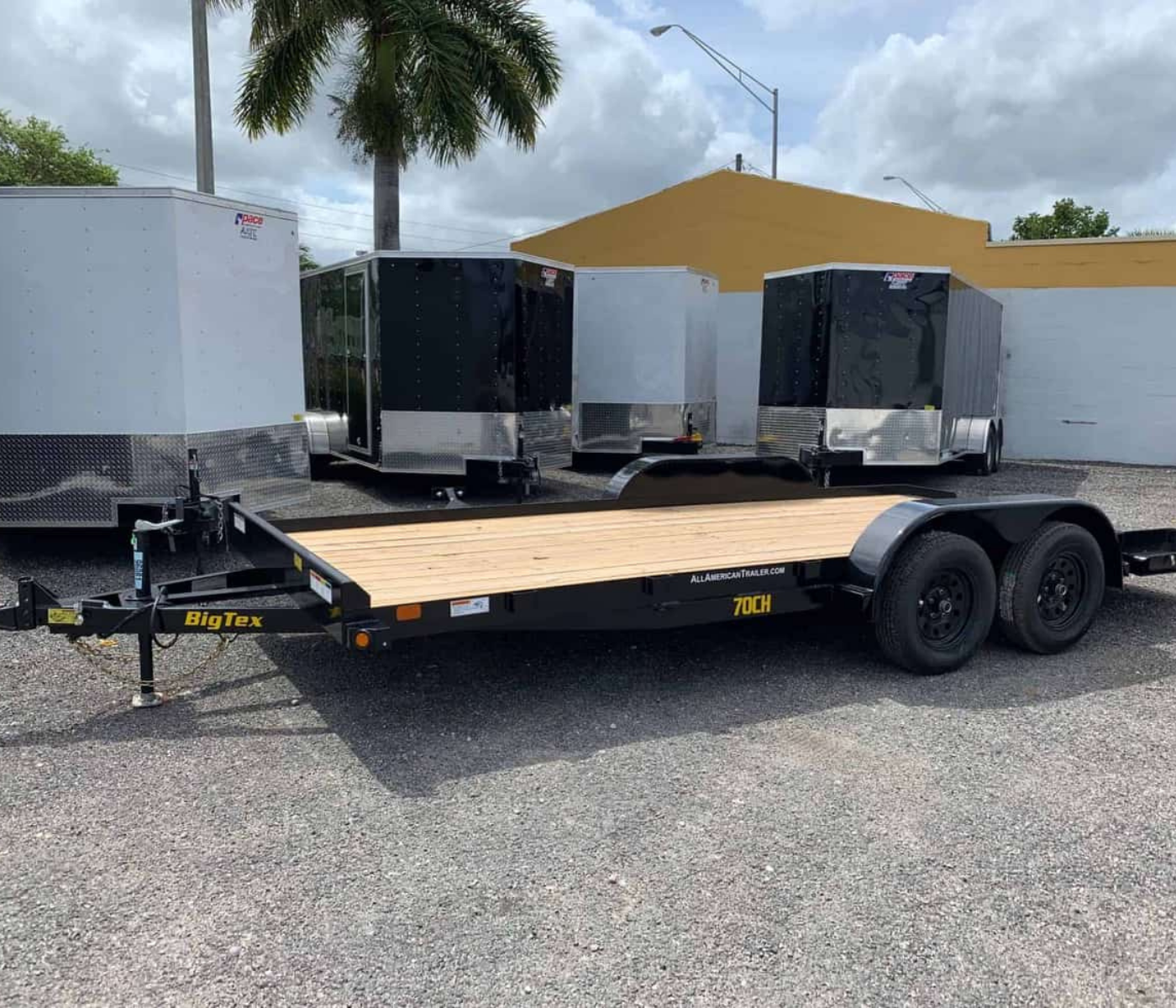 BIG TEX 7X16 CAR TRAILER 70CH-16