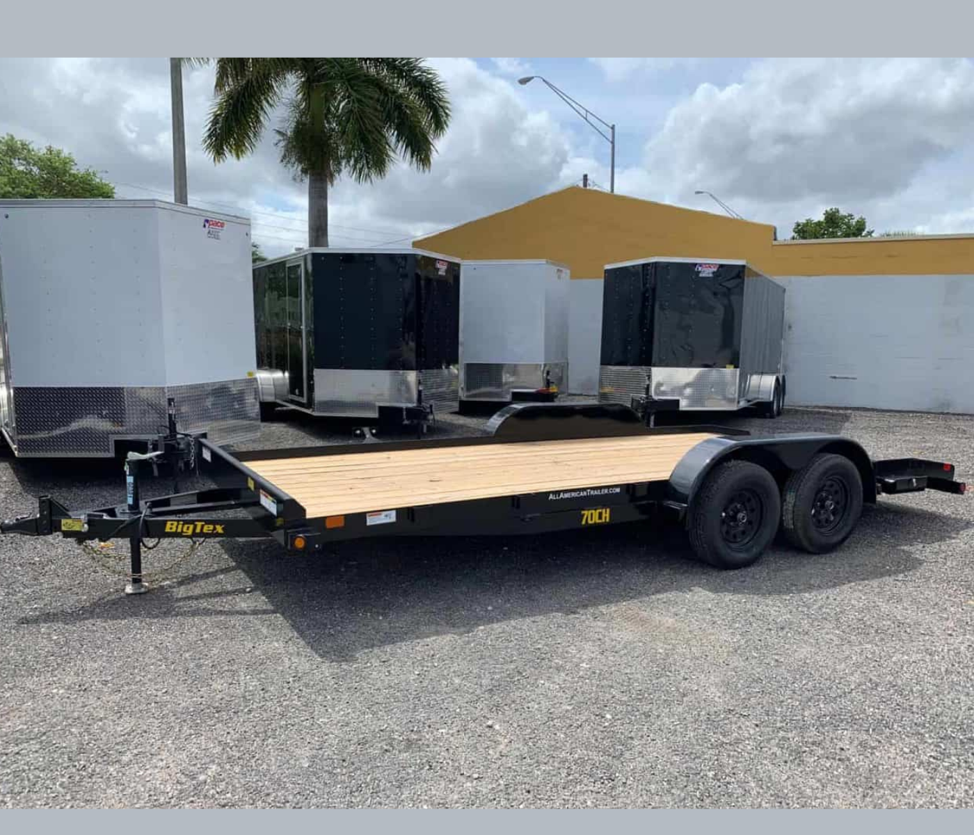 BIG TEX 7X18 CAR TRAILER 70CH-18
