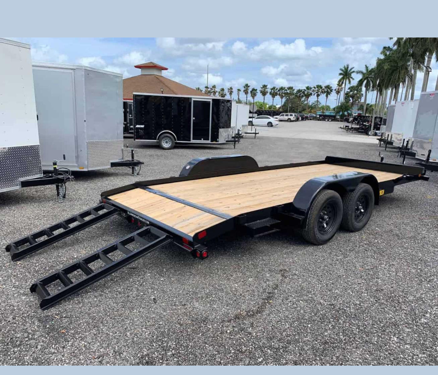 BIG TEX 7X18 CAR TRAILER 70CH-18 - Image 2