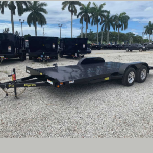 BIG TEX 7×18 STEEL DECK CAR TRAILER 70DM-18