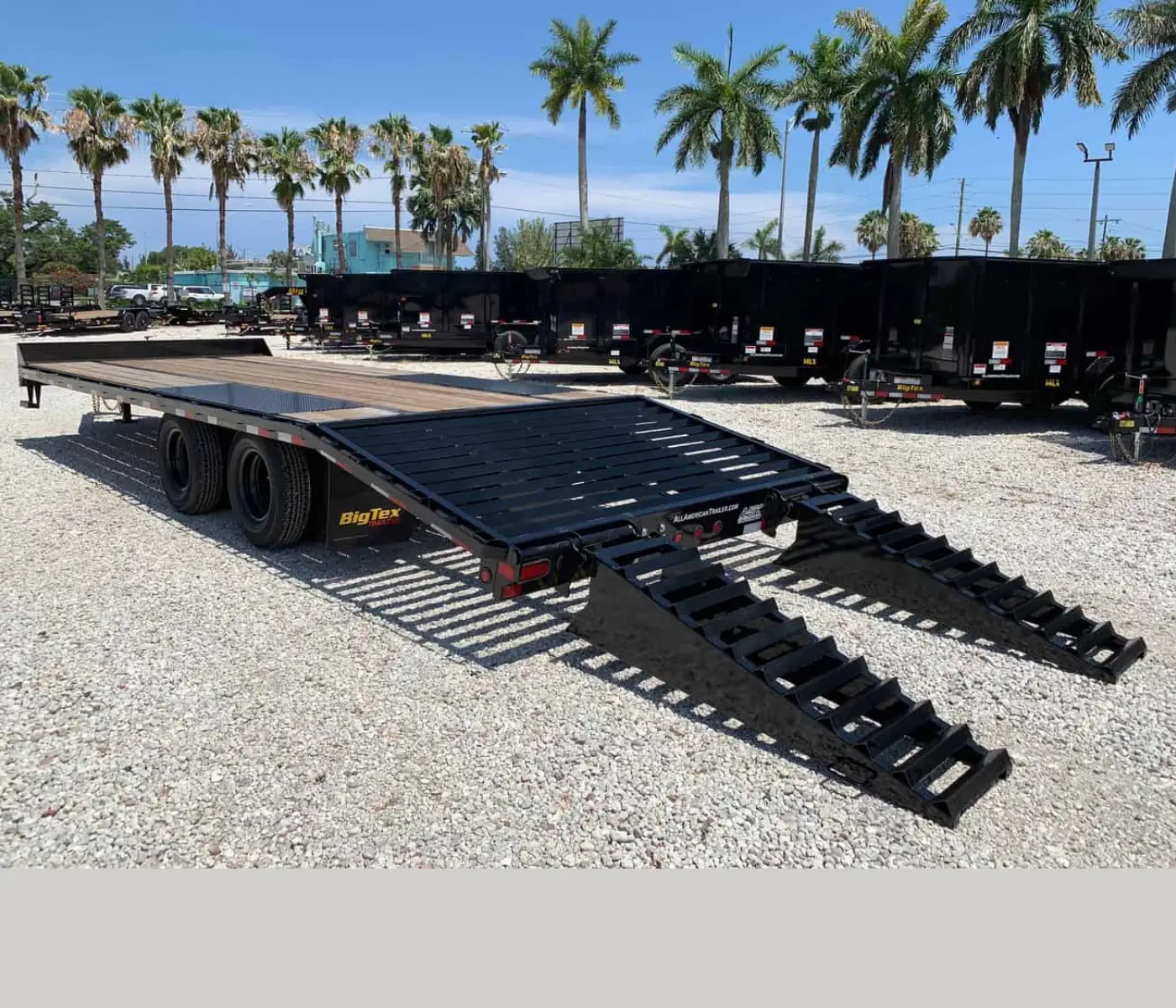 BIG TEX 25′ DECKOVER TRAILER 10 TON 20PH-20+5 - Image 2
