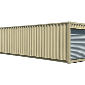 30ft Refurbished Storage Container with Roll-Up Door