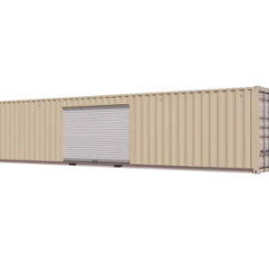 40ft New Storage Container w/ One 10ft Roll-up Door on Left Side