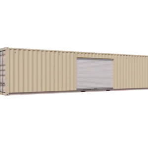 40ft New Storage Container w/ One 10ft Roll-up Door on Right Side