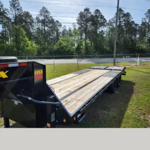 BIG TEX 25′ GOOSENECK TRAILER 12 TON 22GN-20+5 MEGA RAMPS