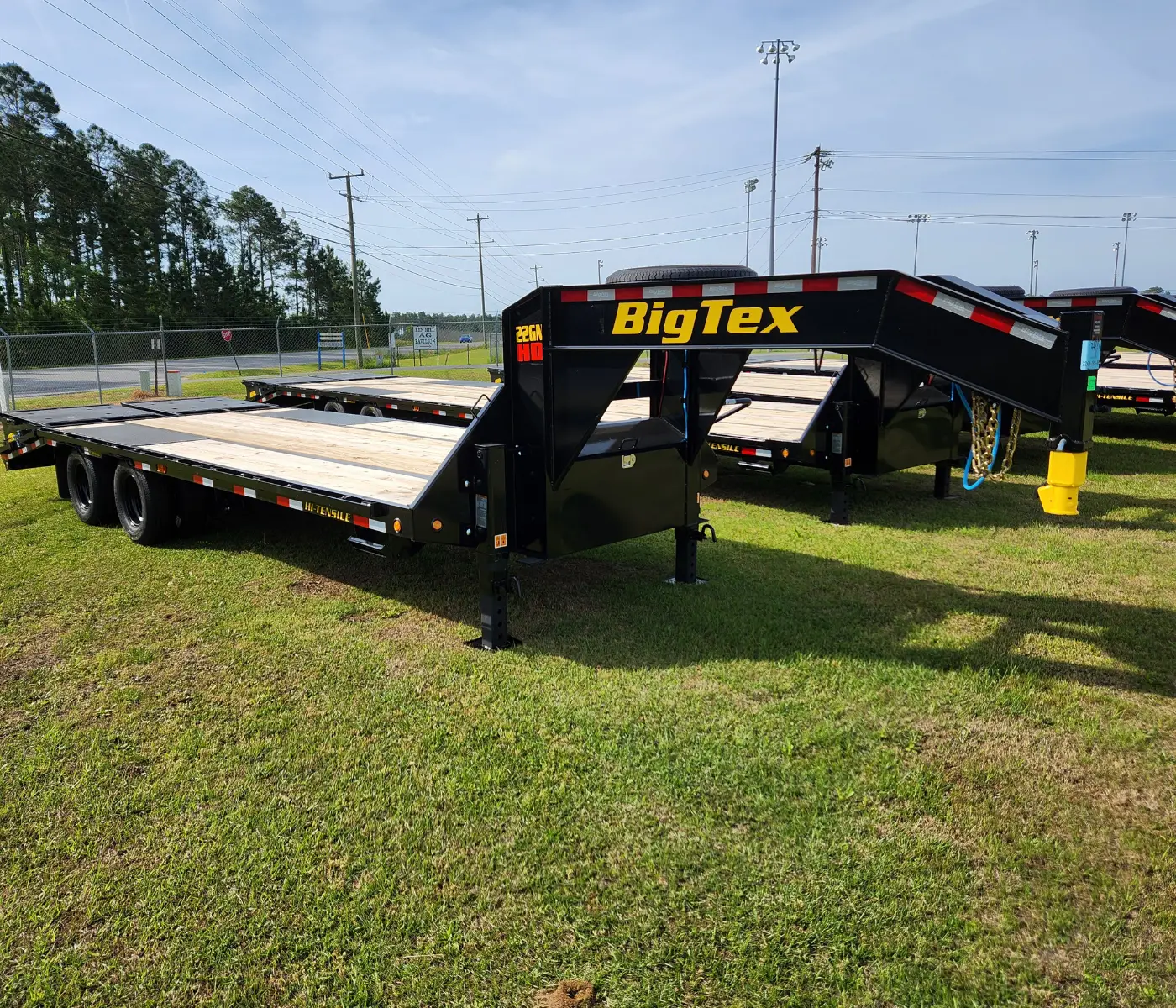 BIG TEX 25′ GOOSENECK TRAILER 12 TON 22GN-20+5 MEGA RAMPS - Image 2