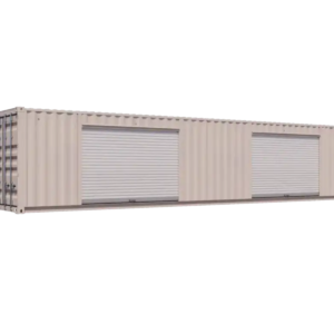 40ft Refurbished Storage Container w/ Two 10ft Roll-up Doors on Right Side