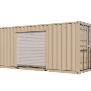 20ft New Storage Container w/ One 7ft Roll-up Door on Left Side