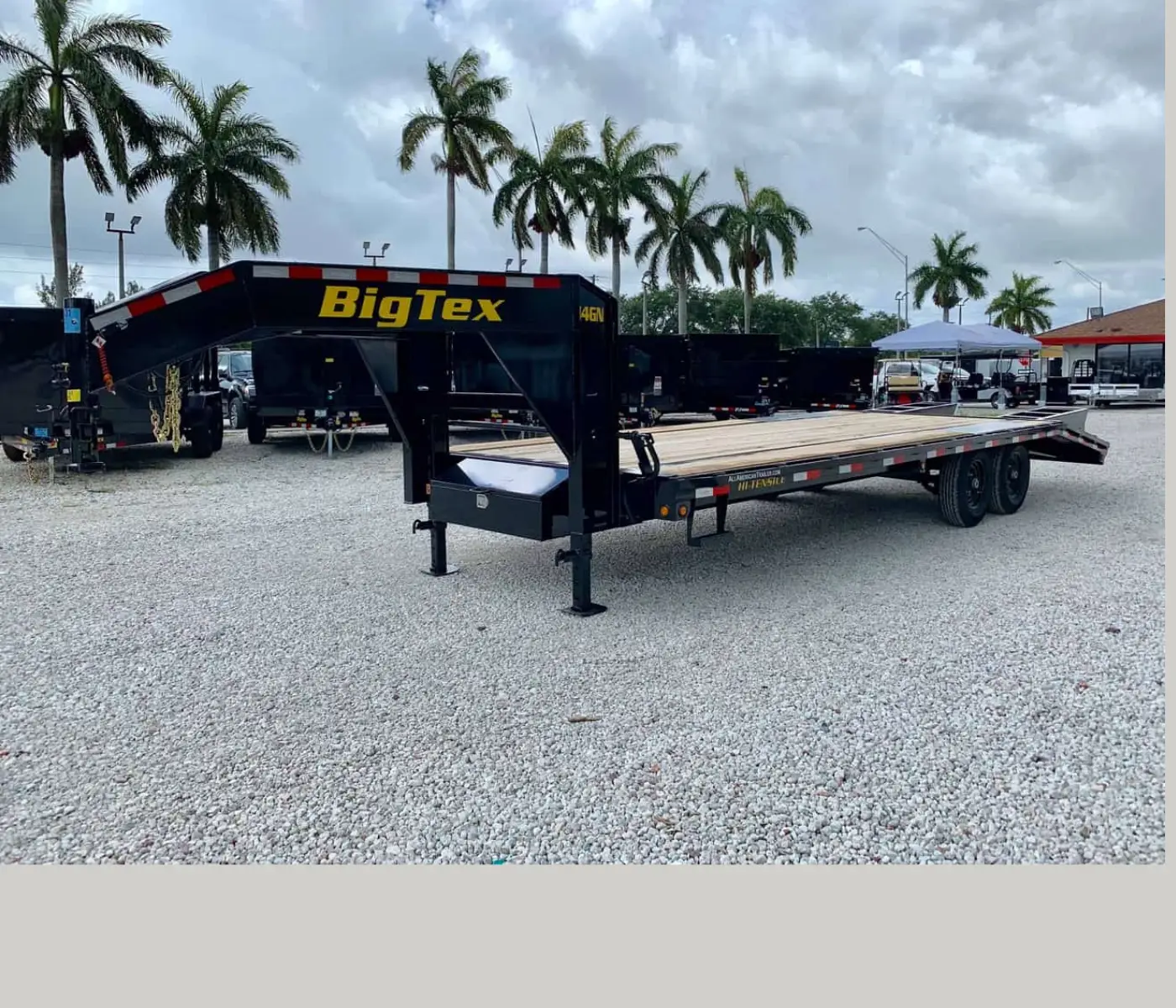 BIG TEX 25′ GOOSENECK TRAILER 7 TON 14GN-20+5 15,900# GVWR