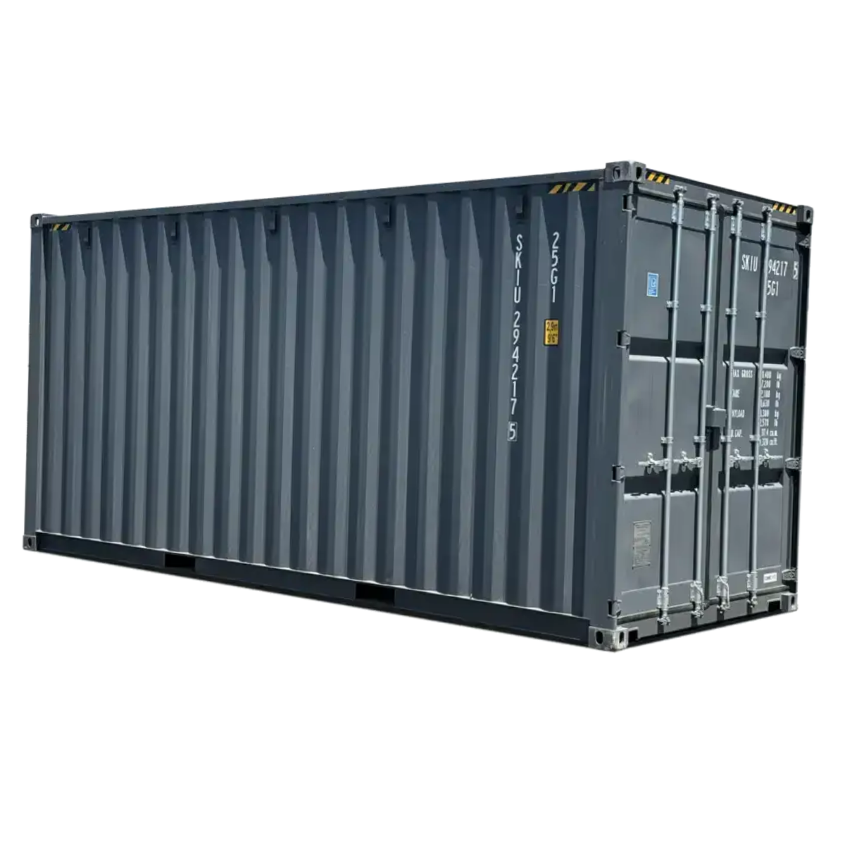 20ft New High Cube Shipping Container With Cargo doors